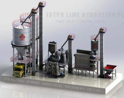 Three Stages Hydrated Lime Plant Making Machine Lime Hydrator